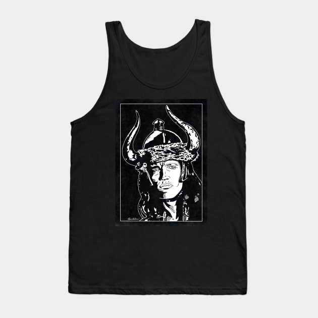 CONAN THE BARBARIAN (Black and White) Tank Top by Famous Weirdos